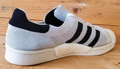 Adidas Superstar Boost Low Primeknit Trainers UK8.5/US9/EU42.5 BB0190 White