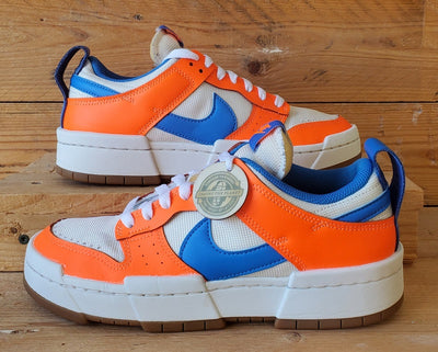 Nike Dunk Disrupt Low Textile Trainers UK5.5/US8/EU39 CK6654-104 Orange/White
