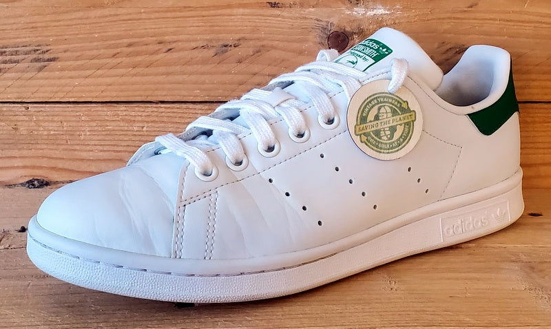 Adidas Stan Smith Low Leather Trainers UK6/US6.5/EU39 FX5502 White/Green