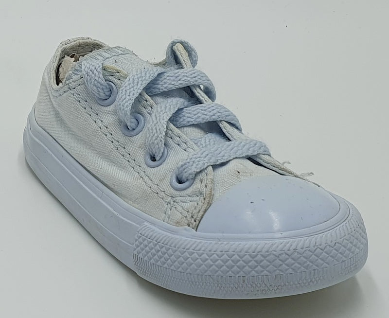 Converse All Star ChuckTaylor Canvas Kids Trainers 761212C Ice Blue UK6/US6/E22