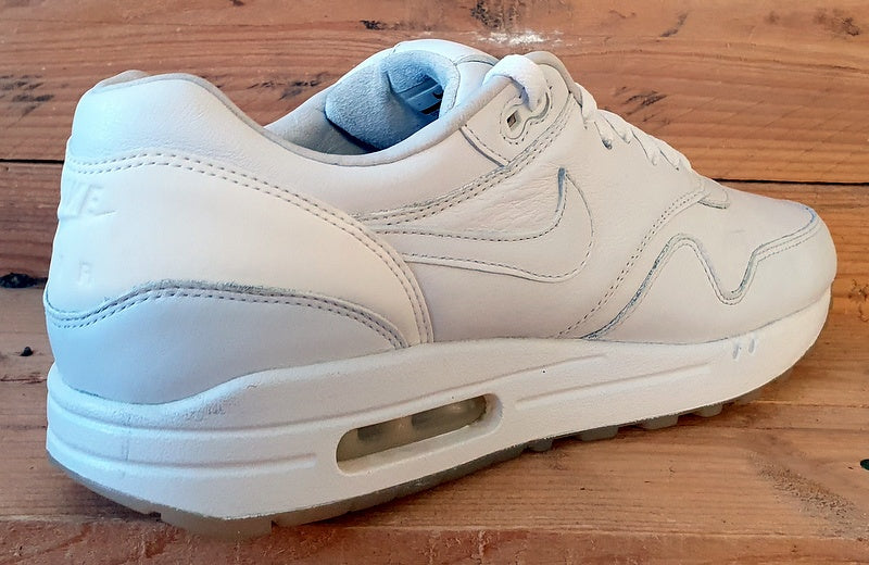 Nike Air Max 1 Low Leather Trainers UK9/US10/EU44 859554-100 Pinnacle Sail