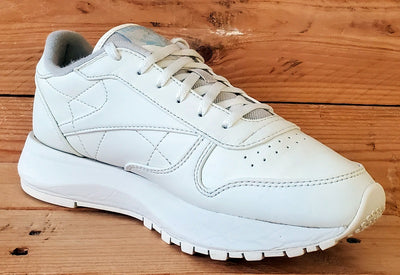 Reebok Classic Low Vegan Leather Trainers UK4.5/US7/EU37.5 100033448 Chalk