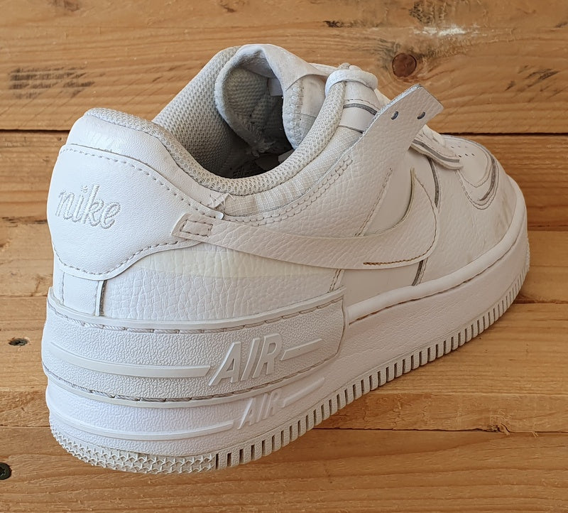 Nike Air Force 1 Shadow Low Leather Trainers UK8/US10.5/EU42.5 CI0919-100 White