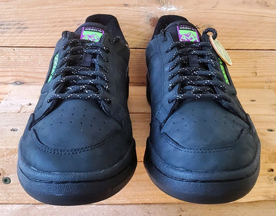 Adidas Continental 80 Low Suede Trainers UK9.5/US10/EU44 FU9392 Black/Purple