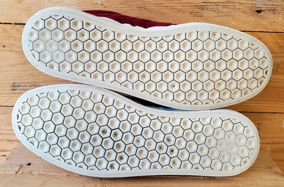 Adidas 3MC Low Canvas Trainers UK9/US9.5/EU43 DB3104 Bordeaux/White