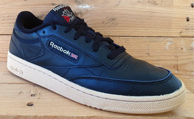 Reebok Club C 85 Low Leather Trainers UK7/US9.5/EU40.5 DV7266 Black/Brown