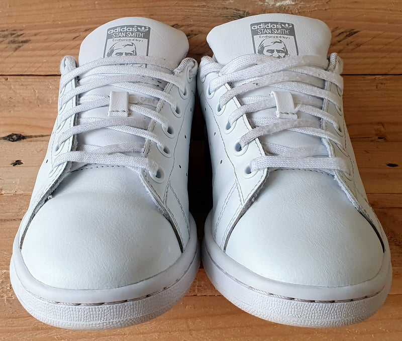 Adidas Stan Smith Low Leather Trainers UK4.5 US5 EU37 EE8483 White Iridescent VintageTrainers