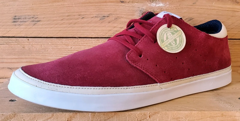 Adidas Originals Low Suede Trainers UK10/US10.5/EU44.5 G63969 Red/White