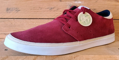 Adidas Originals Low Suede Trainers UK10/US10.5/EU44.5 G63969 Red/White