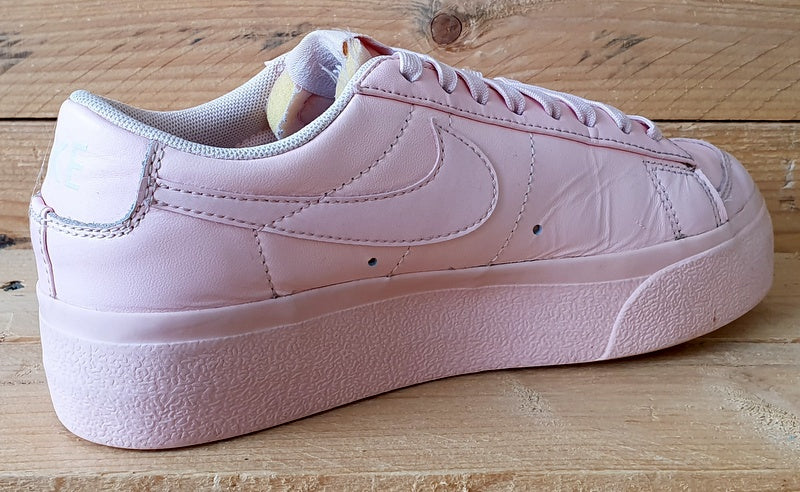 Nike Blazer Low Platform Leather Trainers DJ0292 600 Pink UK4 US6.5 EU37.5