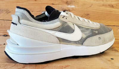 Nike Waffle One Low Textile/Suede Trainers UK10/US11/E45 DA7995-100 Summit White