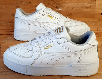 Puma CA Pro Classic Low Leather Trainers UK9/US10/EU43 380190-01 Triple White