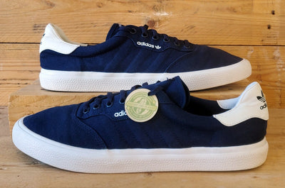 Adidas 3MC Vulc Low Canvas Trainers UK12/US12.5/EU47 B22707 Navy/White