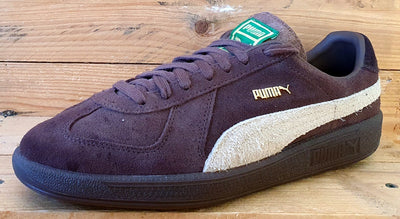 Puma Army Bonanza Low Suede Trainers UK9/US10/EU43 381228-02 Chesnut Brown