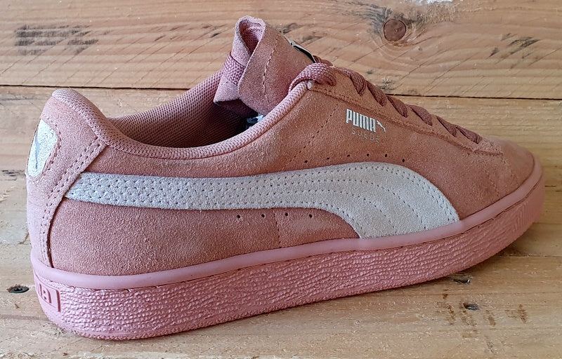 Puma Suede Classic Low Trainers 355462-67 Peach/White/Pink UK5/US7.5/EU38