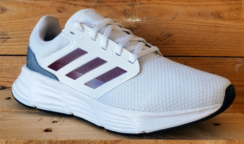 Adidas Galaxy 6 Low Textile Trainers UK8/US8.5/EU42 IE8136 Cloud White/Red
