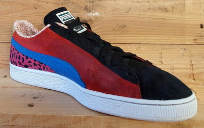 Puma Suede Yo! Low Trainers UK10/US11/EU44.5 383429-01 Red/Black/Blue/Pink