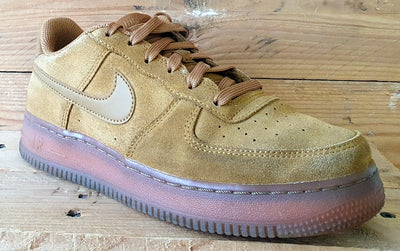 Nike Air Force 1 LV8 Low Suede Trainers UK5/US5.5Y/EU38 BQ5485-700 Wheat