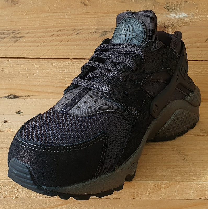 Nike Air Huarache Run Premium Low Trainers UK4.5 US7 EU38 683818 004 Anthracite VintageTrainers