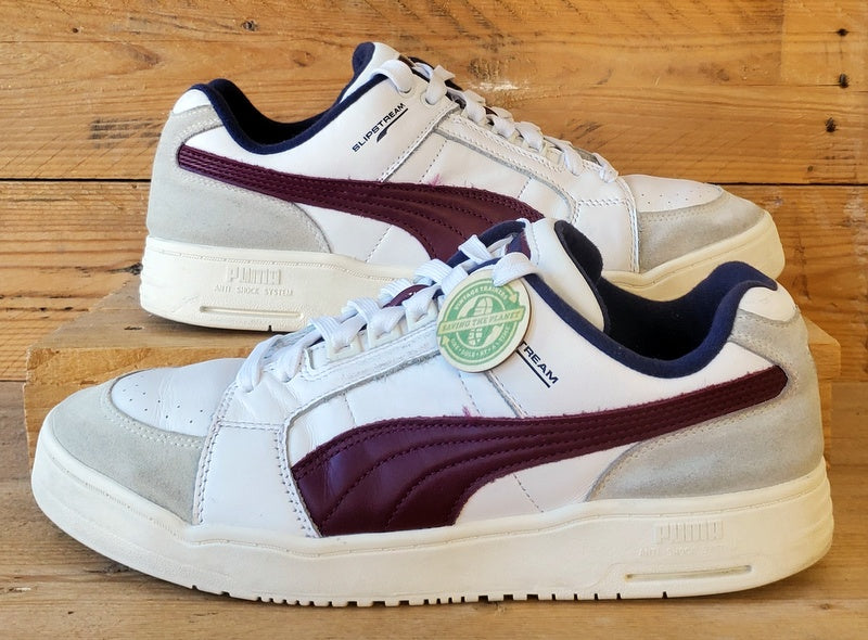 Puma Slipstream Low Leather Trainers UK10.5/US11.5/EU45 384692-10 White/Team Red