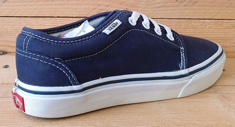 Vans Old Skool Canvas Low Trainers TB4R Dark Blue/White/Gumsole  UK4.5/US7/EU37