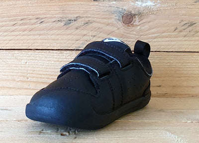 Nike Pico 5 Low Leather Kids Trainers UK6.5/US7C/EU23.5 AR4162-001 Triple Black