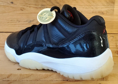 Nike Air Jordan 11 Retro Low Leather Trainers uk11/US12/EU46 AV2187-001 Black