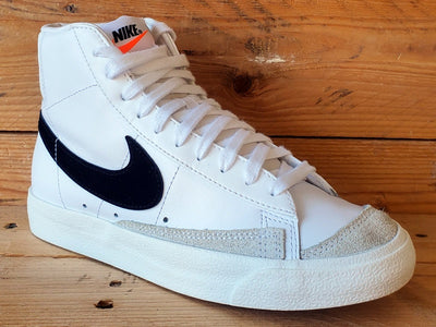 Nike Blazer 77 Mid Leather Trainers UK4/US6.5/EU37.5 CZ1055-100 White/Black