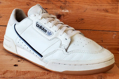 Adidas Continental 80 Low Leather Trainers UK11/US11.5/EU46 EG3877 Off White