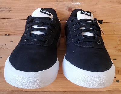 Adidas Vulc Raid3r Low Canvas Trainers UK10/US10.5/EU44.5 GY5496 Black/White