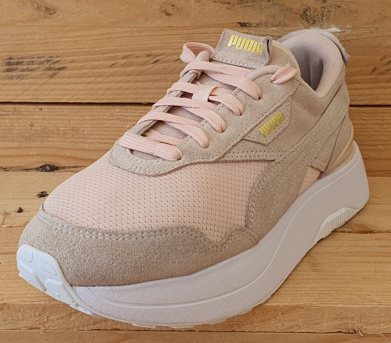 Puma Cruise Rider Low Textile/Suede Trainers UK5/US7.5/EU38 375070-02 Cloud Pink