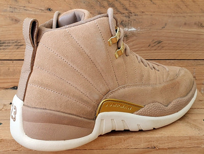 Nike Air Jordan 12 Mid Suede Trainers AO6068-203 Vachetta Tan UK6.5/US9/EU40.5