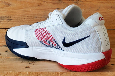 Nike Air Zoom G.T Low Textile Trainers UK8.5/US9.5/EU43 FB2599-104 White/Navy