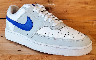 Nike Court Vision Low Leather Trainers UK8/US9/EU42.5 FN4019-001 White/Grey