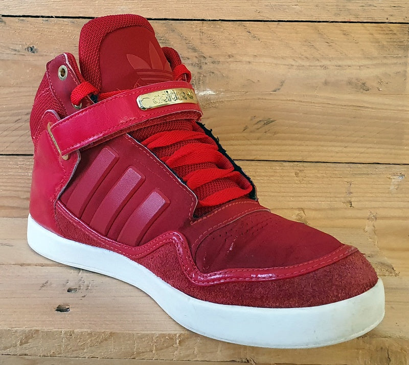 Adidas AR 2.0 Mid Suede Trainers UK7/US7.5/EU40.5 G60646 Red/White