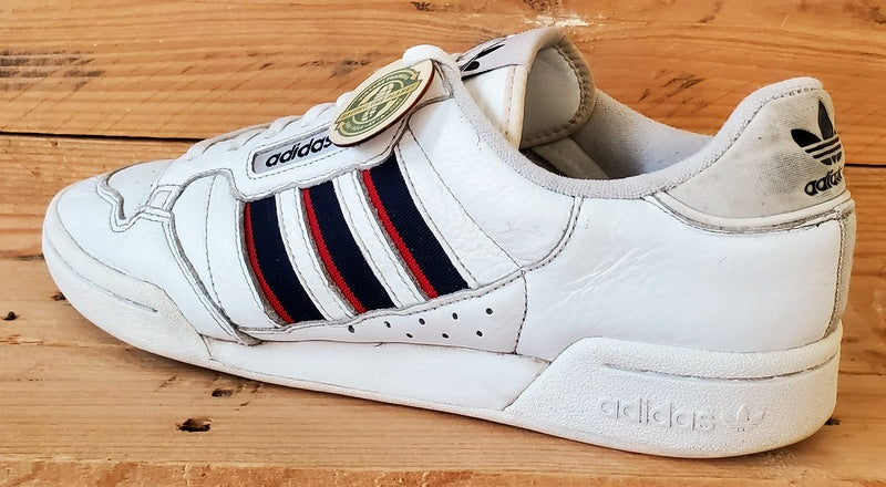 Adidas Continental Low Leather Trainers UK9.5/US10/EU44 FX5090 White/Navy