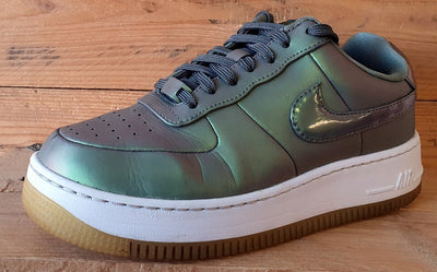 Nike Air Force 1 Upstep Low Trainers UK6/US8.5/EU40 AA3964-001 Shine Green