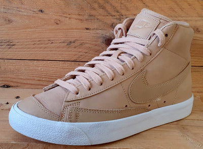 Nike Blazer Mid Leather Trainers UK6.5/US9/E40.5 DQ7572-200 Vachetta Tan