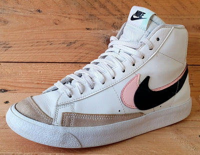 Nike Blazer Mid 77 Leather Trainers UK5.5/US6Y/EU38.5 DD1847-101 White/Pink