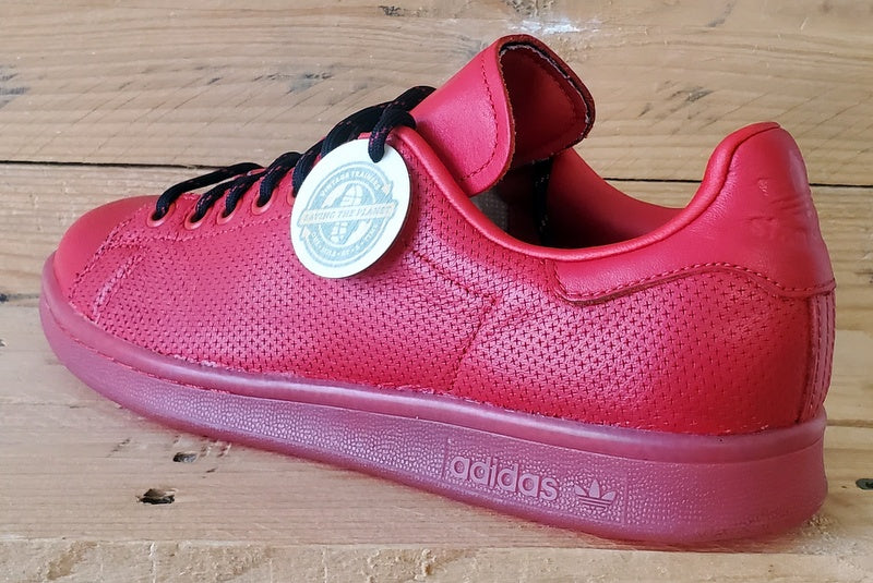 Adidas Stan Smith Adicolor Low Leather Trainers UK6/US6.5/E39 S80248 Scarlet Red