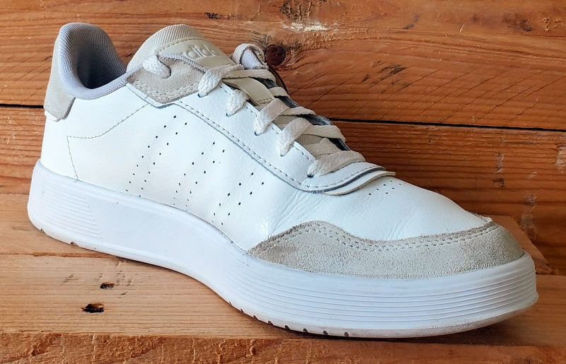 Adidas Courtphase Low Leather Trainers UK8/US8.5/EU42 FY5933 White