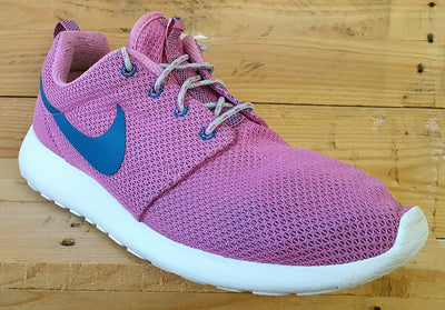 Nike Roshe Run Low Textile Trainers UK9/US11.5/EU44 511882-502 Red Violet