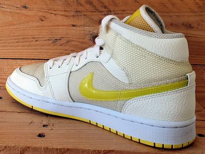 Nike Air Jordan 1 Mid SE Trainers UK6.5/US9/EU40.5 DB2822-107 Volt Yellow