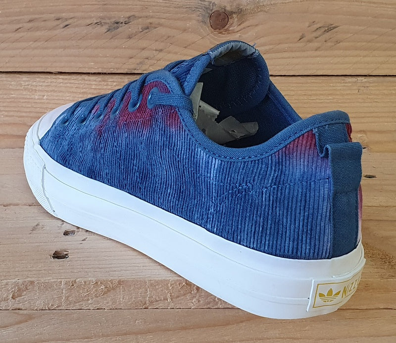 Adidas Nizza Corduroy Trainers UK4.5/US5/E37 H01139 Victory Crimson/Orbit Indigo