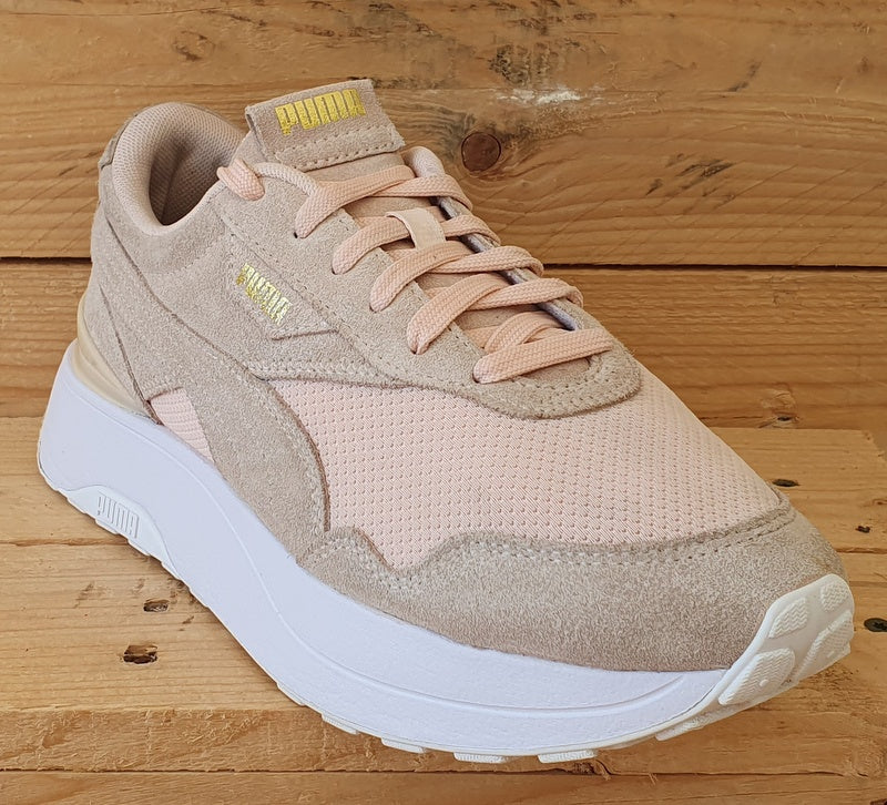 Puma Cruise Rider Low Textile/Suede Trainers UK5/US7.5/EU38 375070-02 Cloud Pink