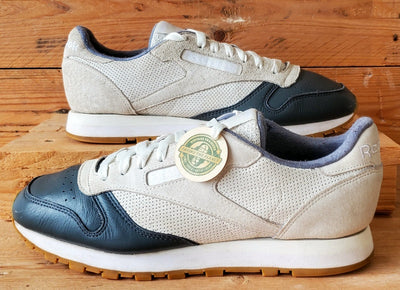 Reebok Classic Low Leather Trainers UK7.5/US8.5/EU41 BS5080 Grey/White/Gum