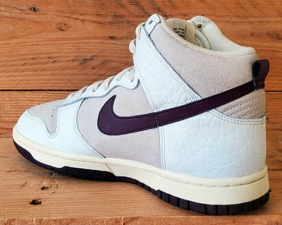 Nike Dunk Mid Suede/Leather Trainers UK4.5/US7/EU38 FB8482-100 Light Orewood