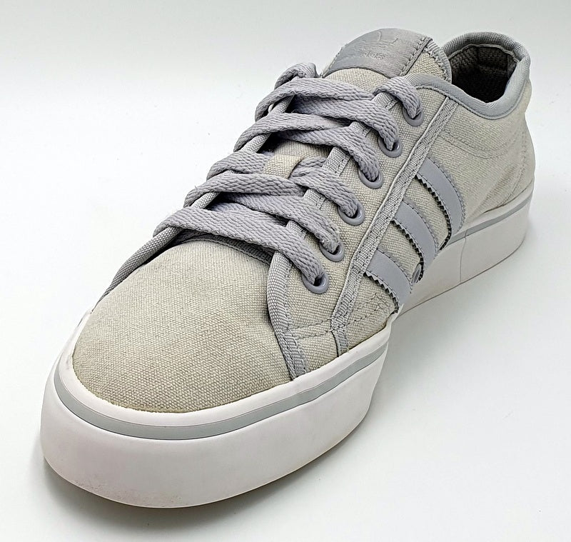 Adidas Original Nizza Low Canvas Trainers CQ1791 Grey/White UK9/US9.5/EU43