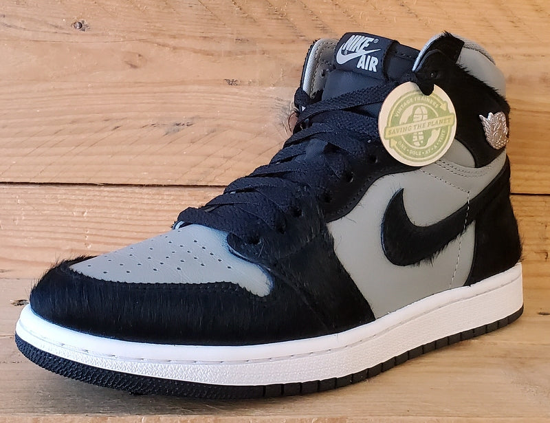 Nike Air Jordan 1 Twist Mid Leather Trainers UK4.5/US7/E38 DZ2523-001 Grey/Black