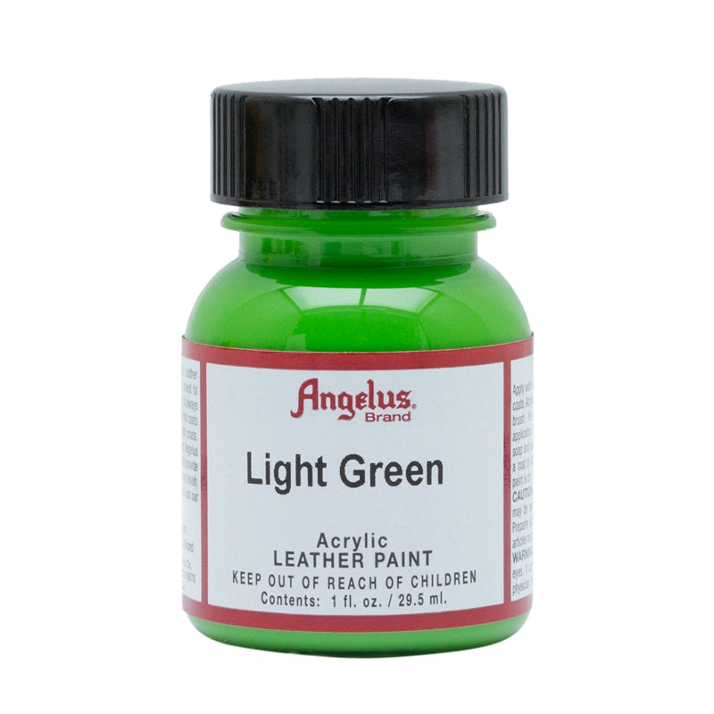 Angelus Acrylic Leather Paint - Light Green - 1fl oz / 30ml - Custom Sneakers